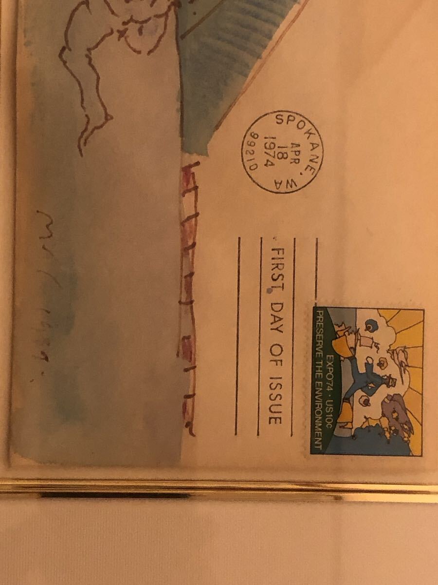 ピーターマックス 真作 ピラミッドとバルーン 切手付き 2025年最新