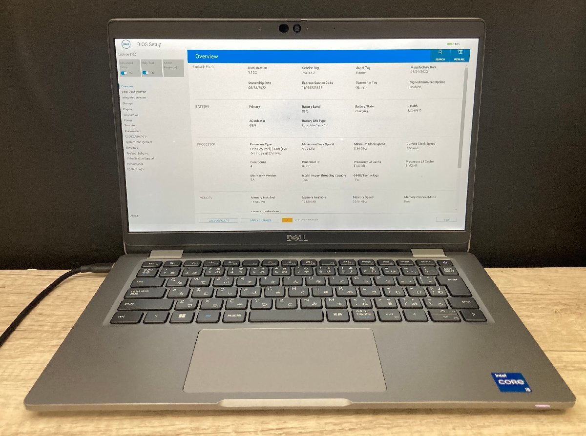 1円～ □ジャンク DELL LATITUDE 5320 / 第11世代 / Core i5 1145G7