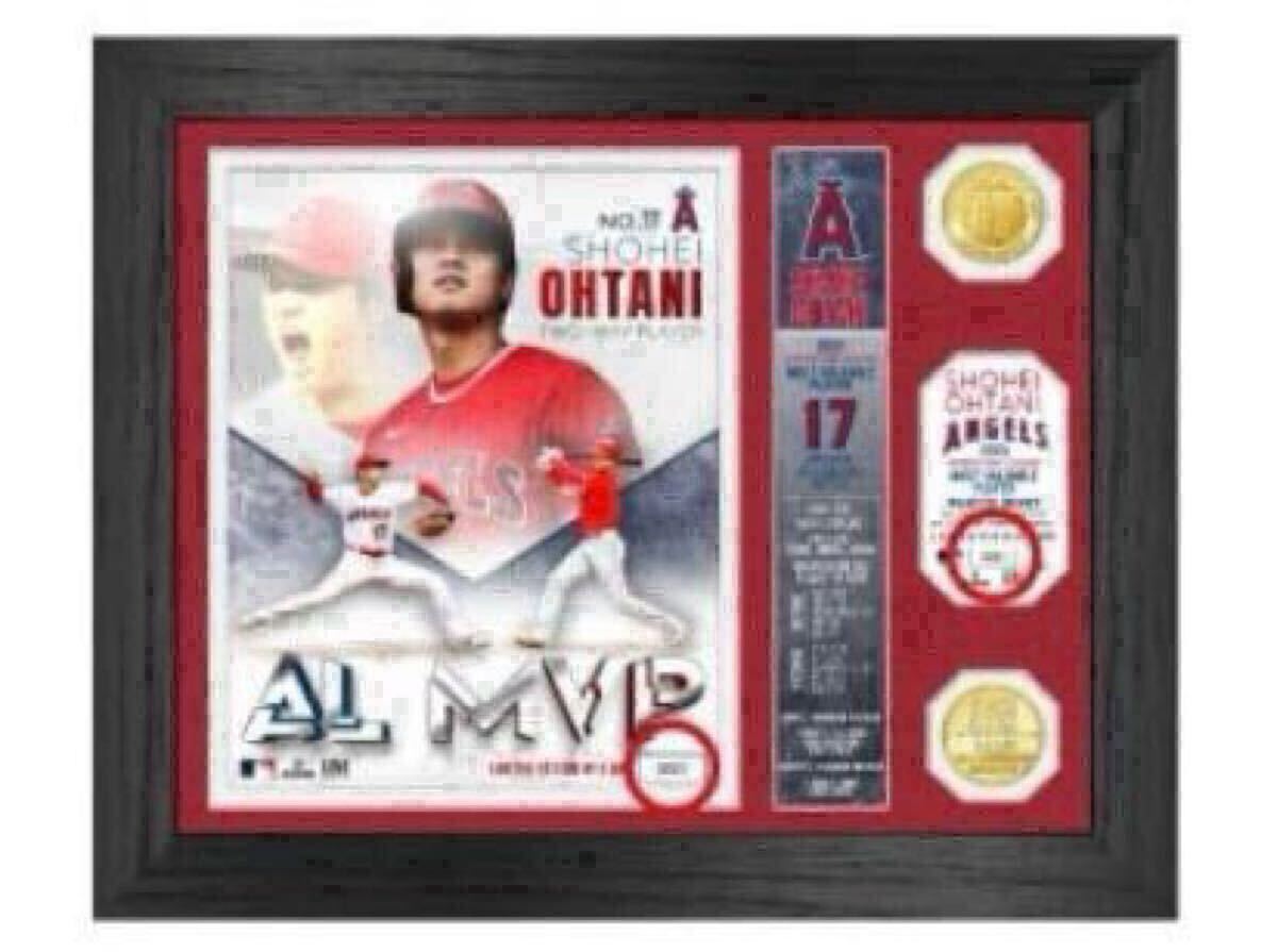 大谷翔平選手 2023 AL MVP受賞記念ダブルフォトミント 限定品 大谷翔平