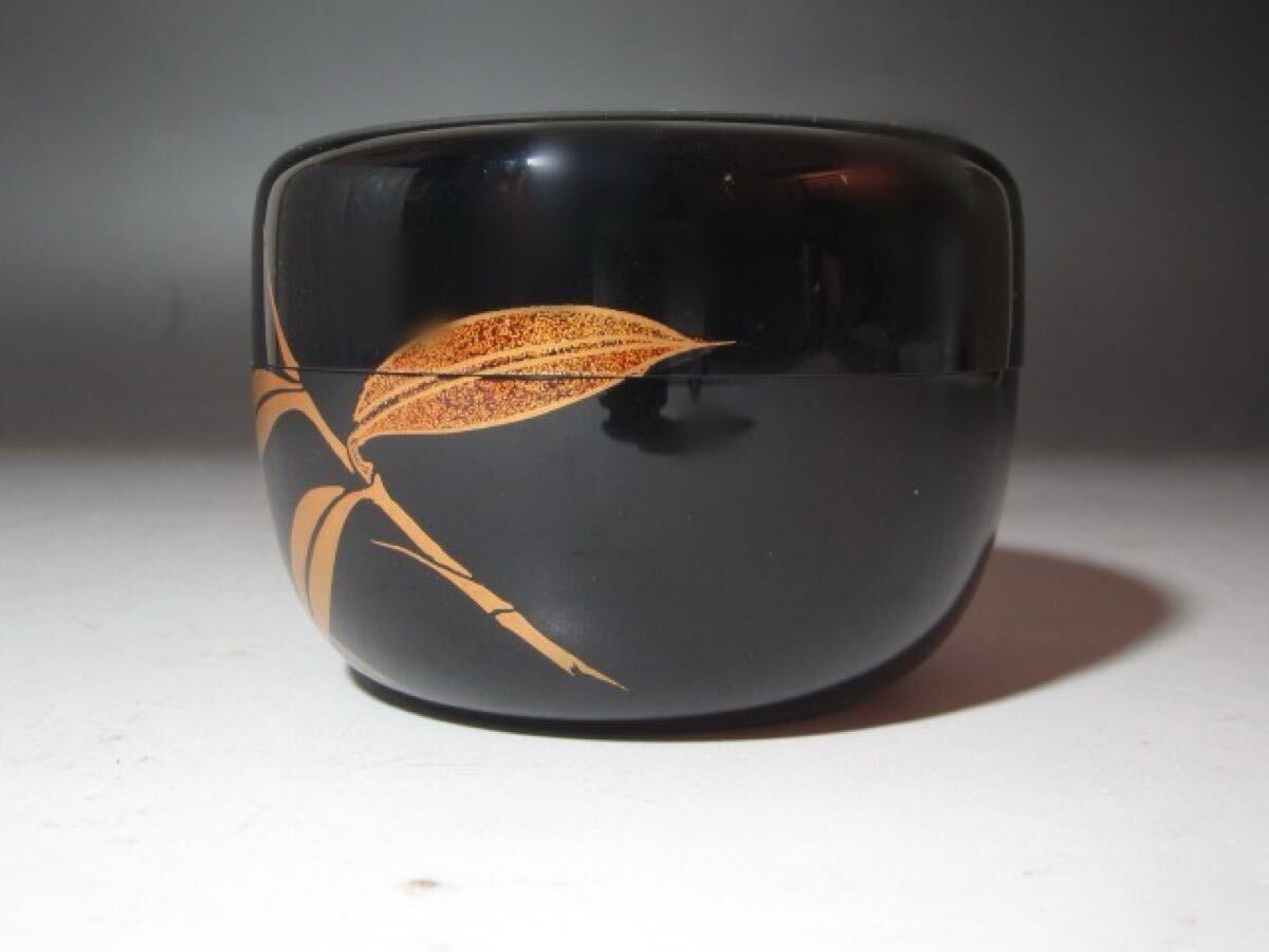 ☆ 一后一兆 笹露平棗 裏千家 十五代 鵬雲斎