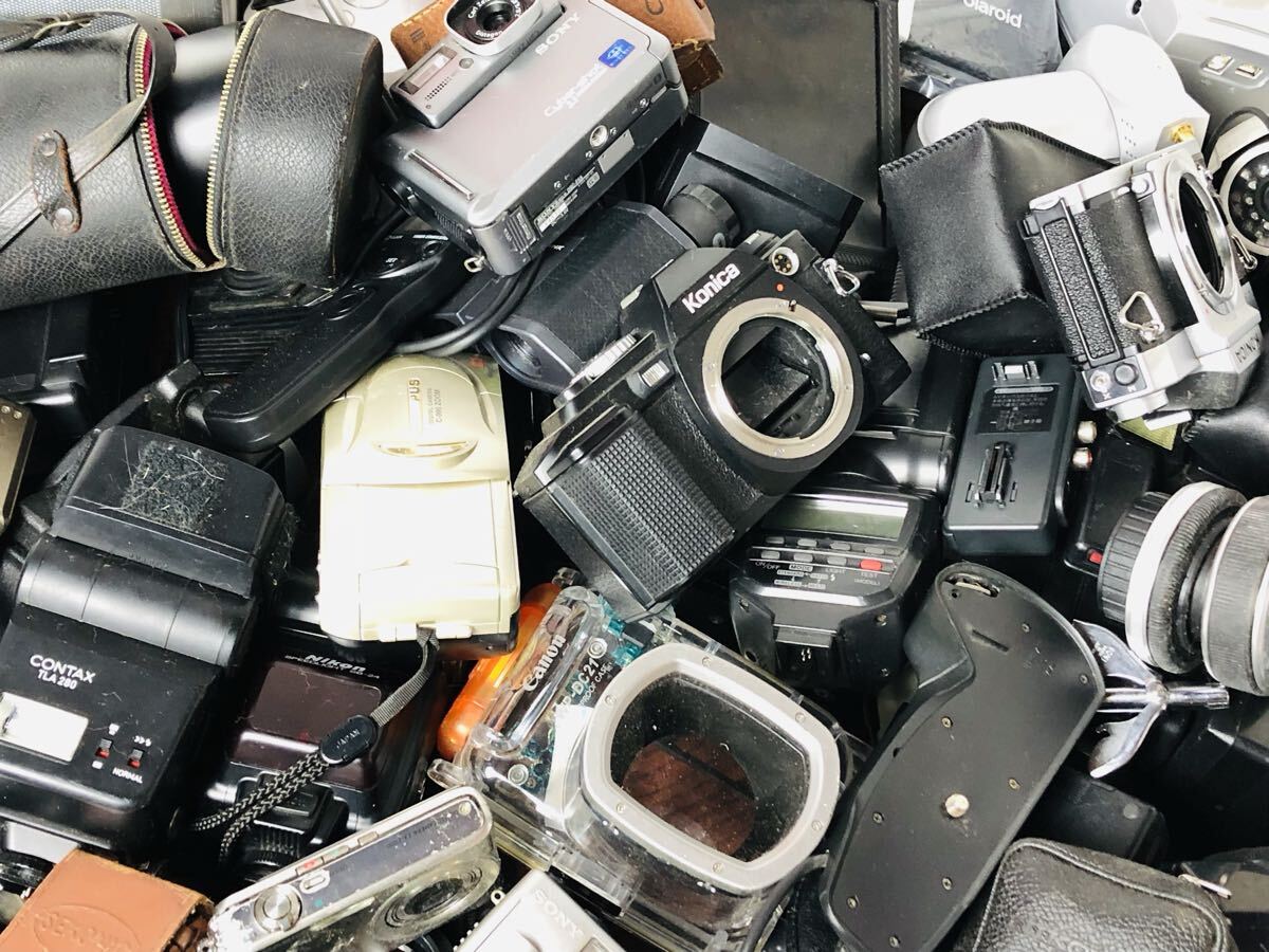 デジカメ、カメラレンズのジャンクセット ♪ デジカメなど大量セット