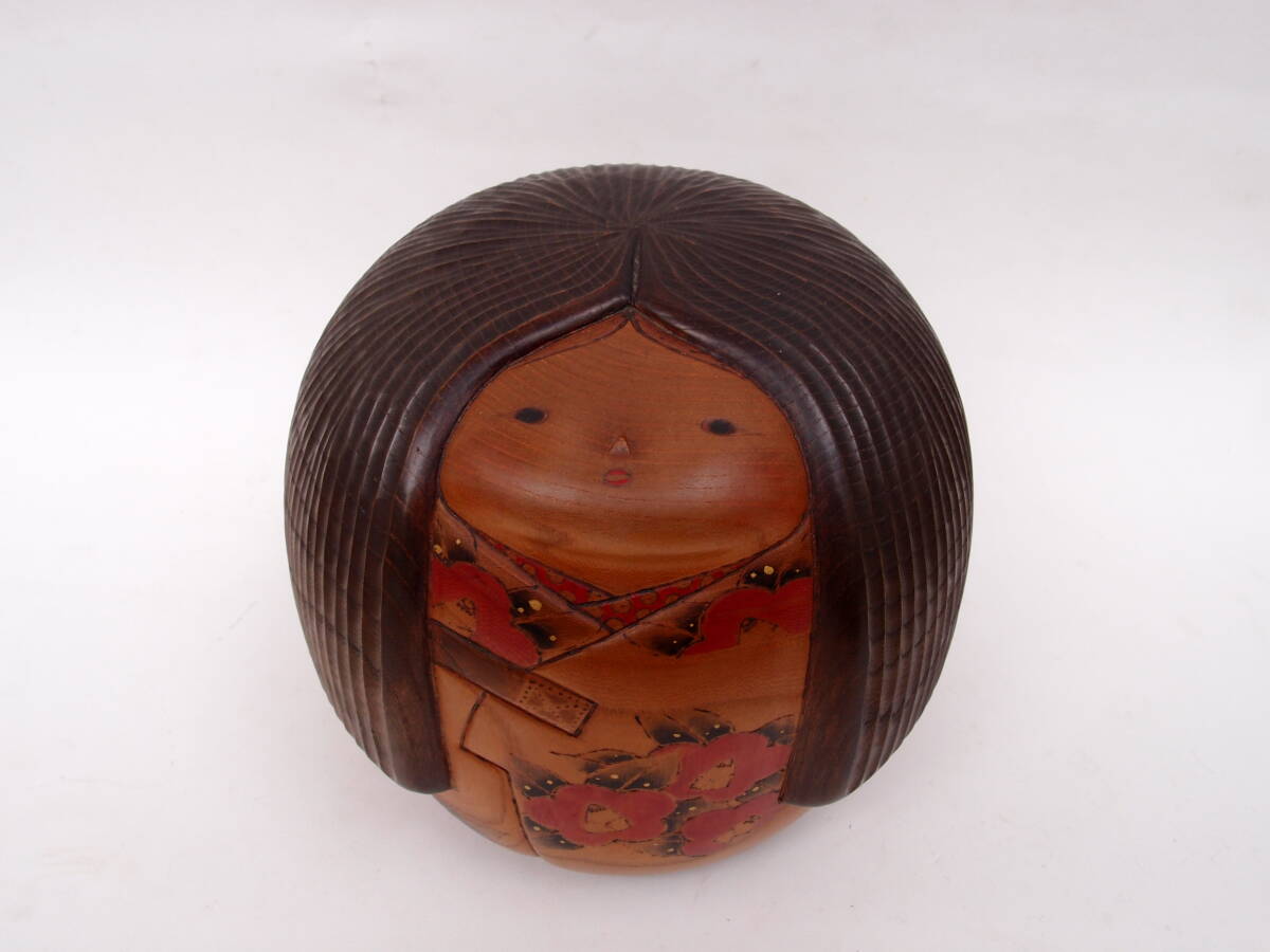 創作こけし 加藤作 1985年製 山椿 創作こけし 加藤作 1985年製 山椿