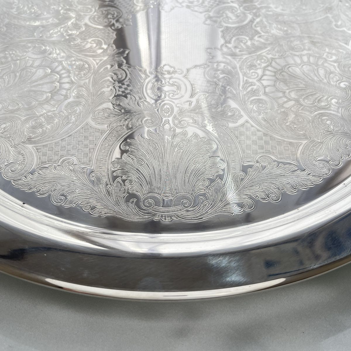 KENT】ギャラリートレー / センターピース【シルバープレート】48cm