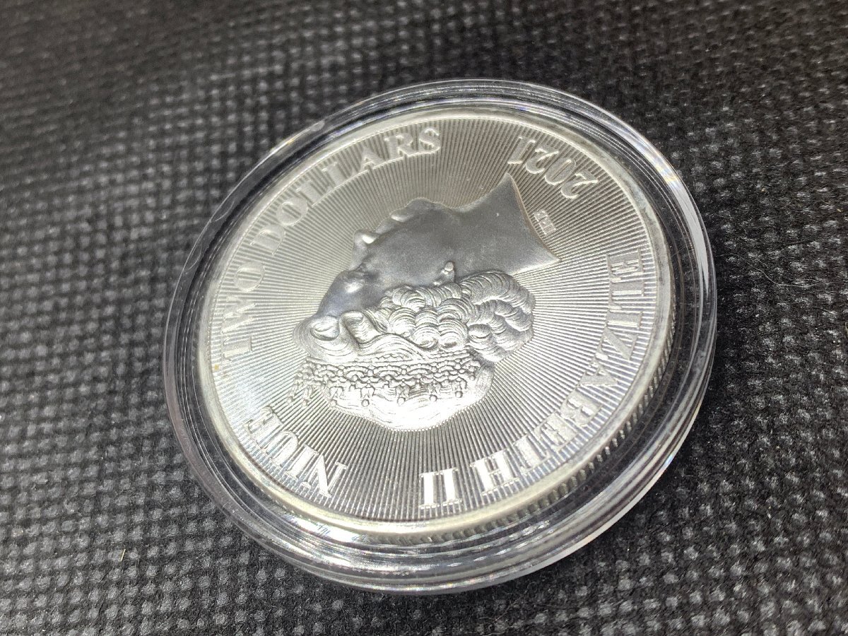 31.1 グラム 2021年 (新品) ニウエ「とどろく・ユダのライオン」純銀 1