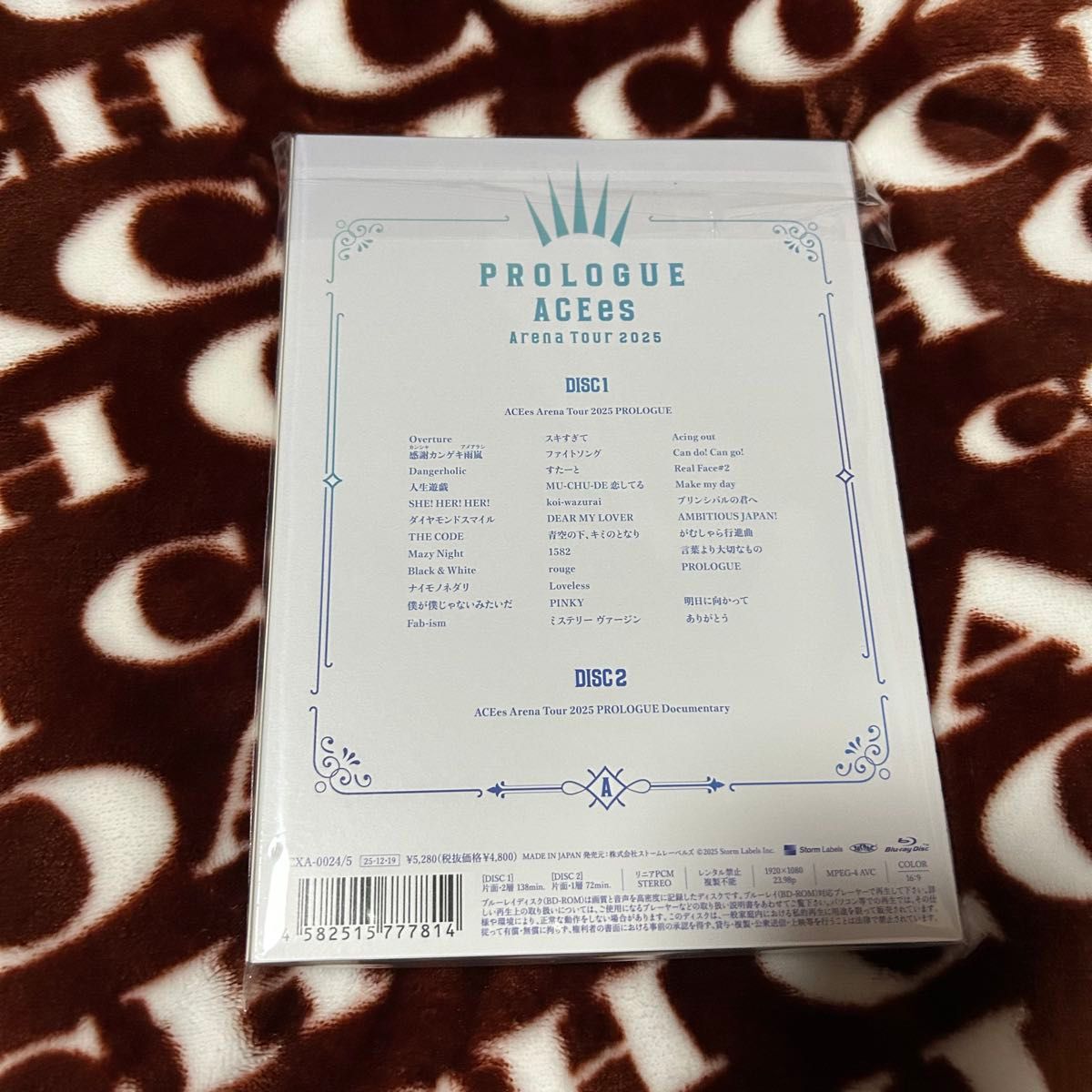 新品未開封 ACEes PROLOGUE Arena Tour 2025 Blu-ray エイシーズ