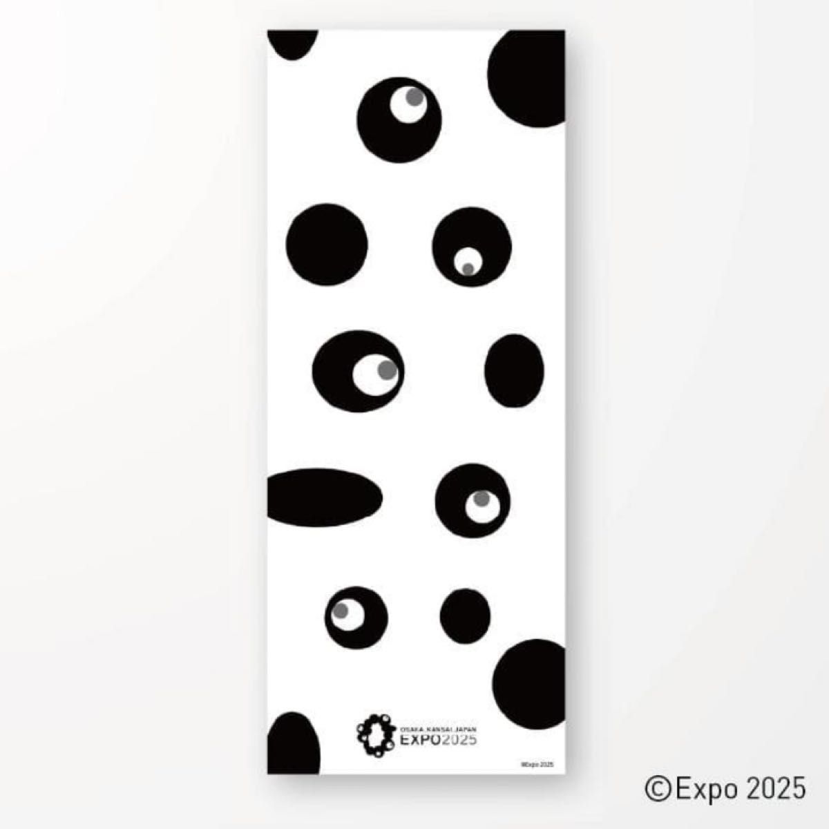 新品未開封】大阪・関西万博 公式手ぬぐい コミャク 黒 ミャクミャク