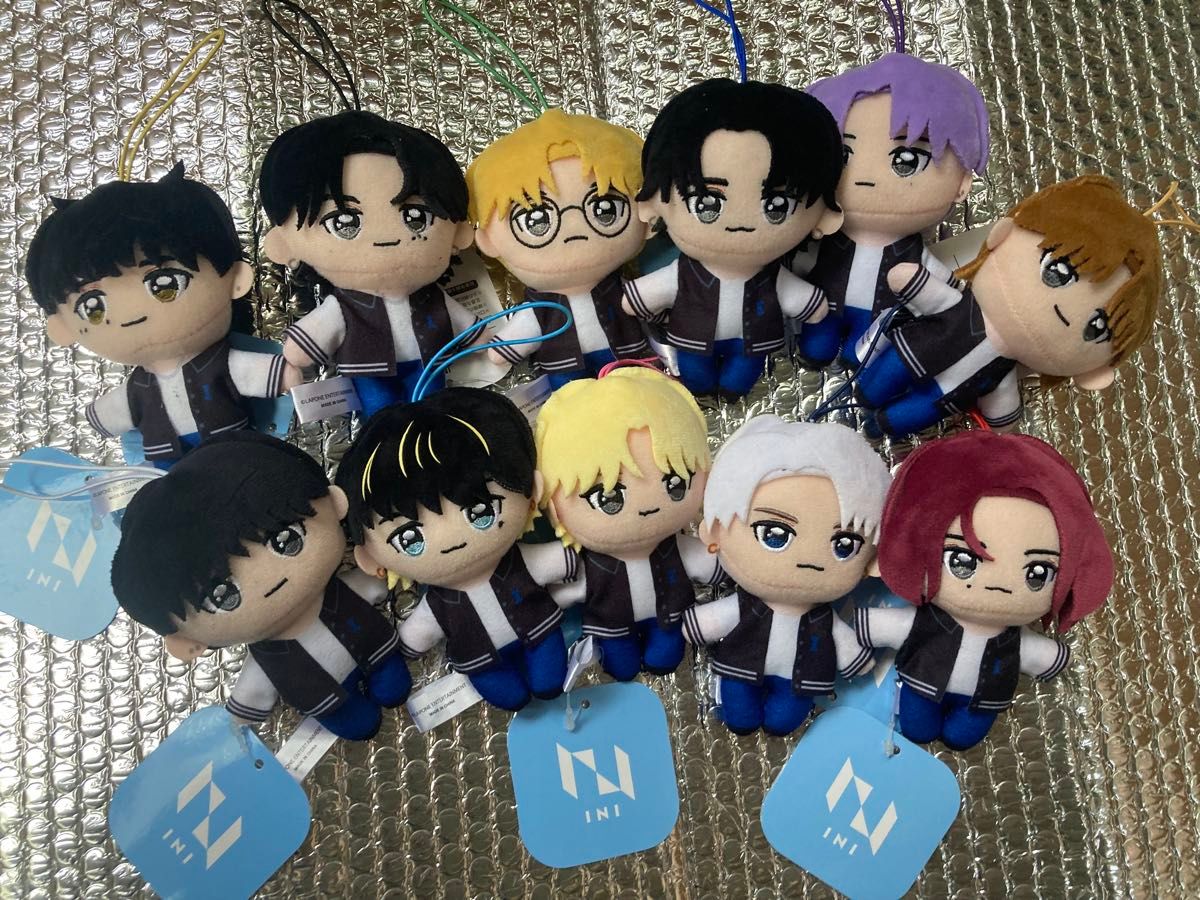 INI GiGO コラボキャンペーン・マスコットぬいぐるみ 全11種新品タグ