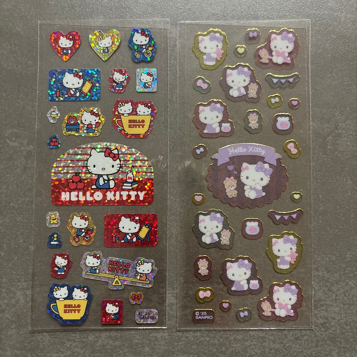 サンリオ ハローキティ キラキラシール クリアシール 平成レトロ