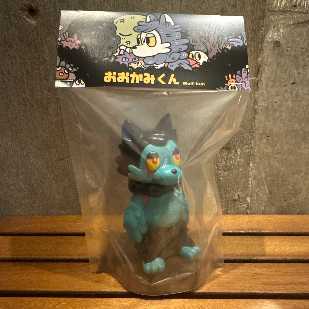 おおかみくんソフビ デビルマンver. POPBOX SHIBUYA》おおかみくん