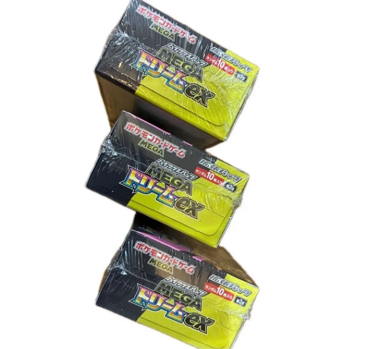 ポケモンカード メガドリームex 新品未開封 3 box 全てシュリンク付き