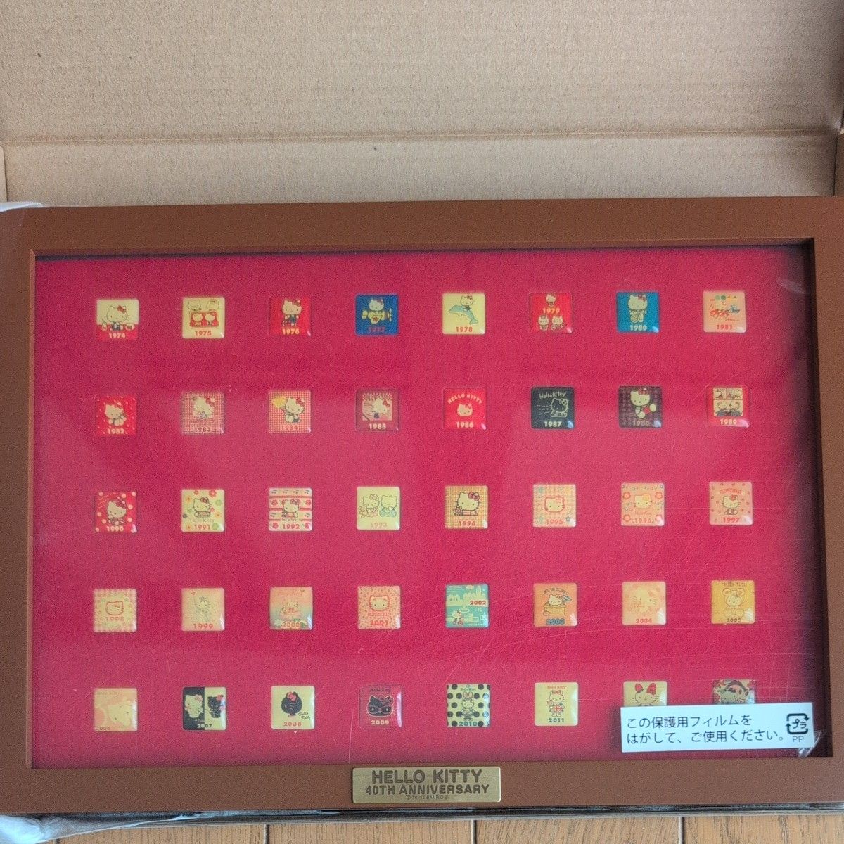 激レア品】ハローキティ 40thアニバーサリー ピンバッジセット 激レア