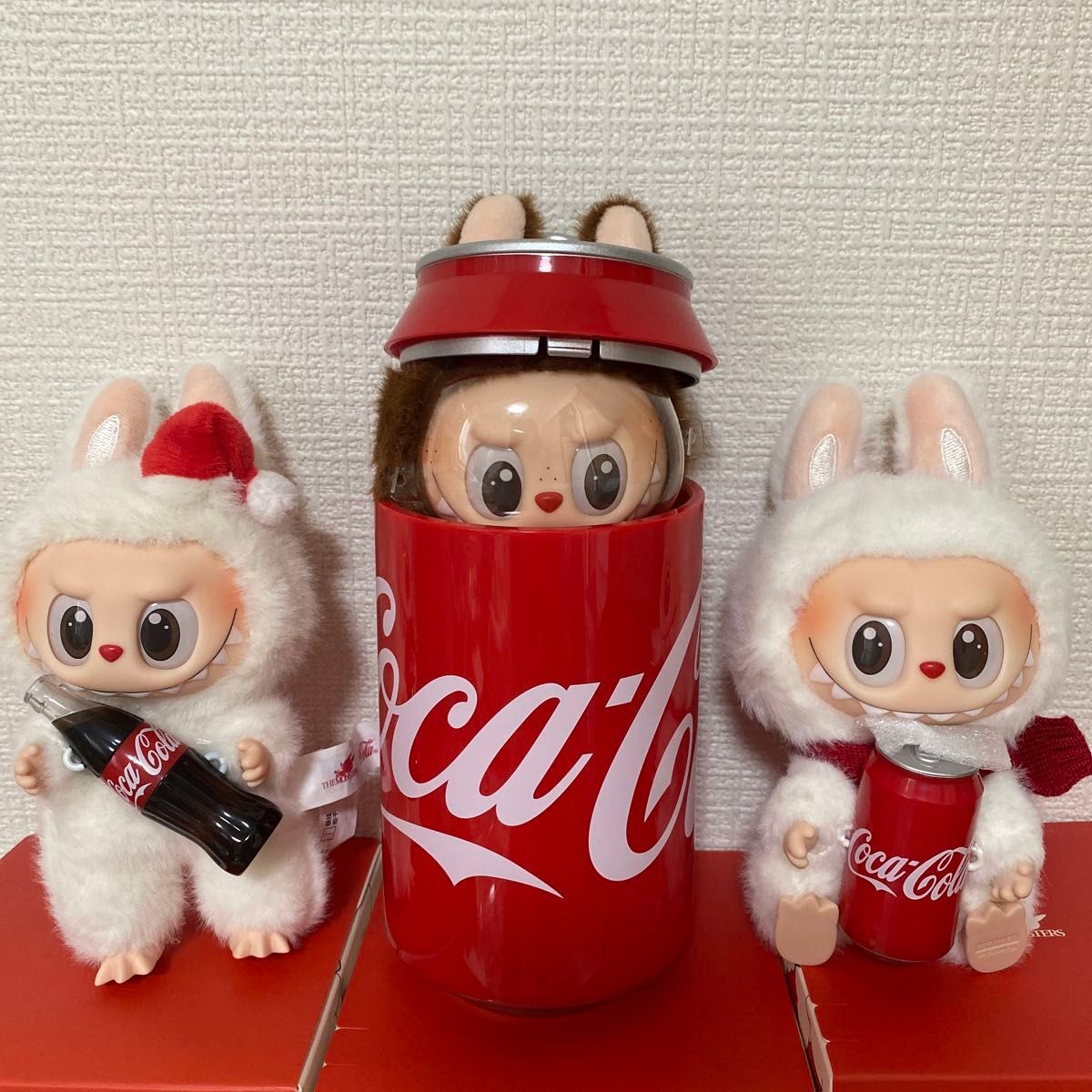 POP MART labubu コカ・コーラ ラブブ シークレット 瓶 缶 3点 POP