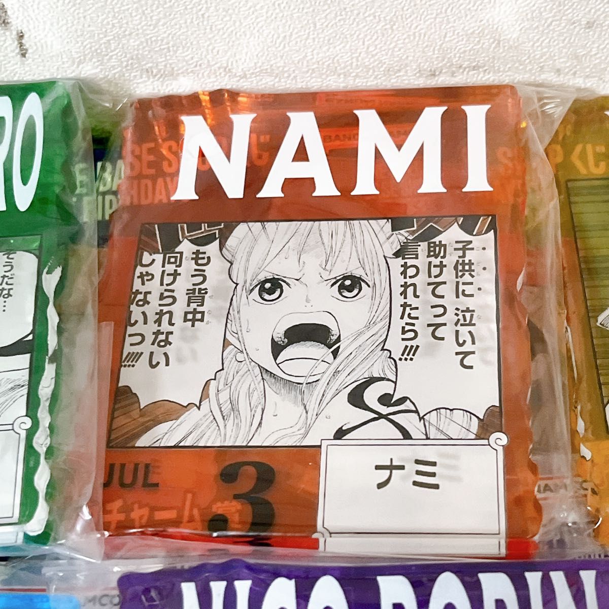 ワンピース ベースショップくじ 一番くじ アクリルブロックチャーム