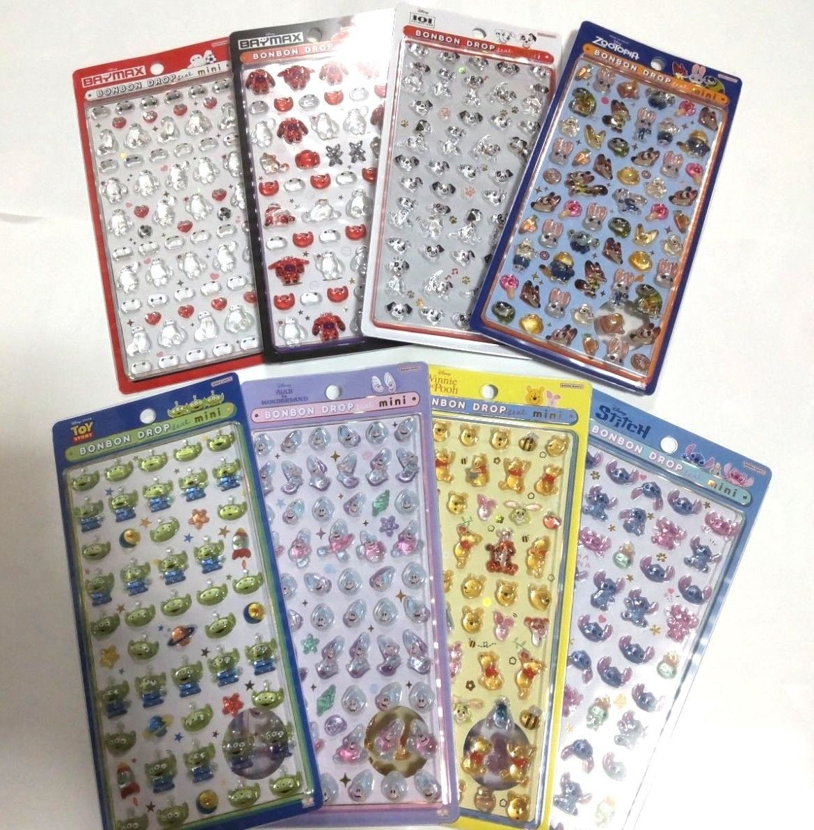 ディズニー ボンボンドロップシールミニ mini ボンボンドロップシール