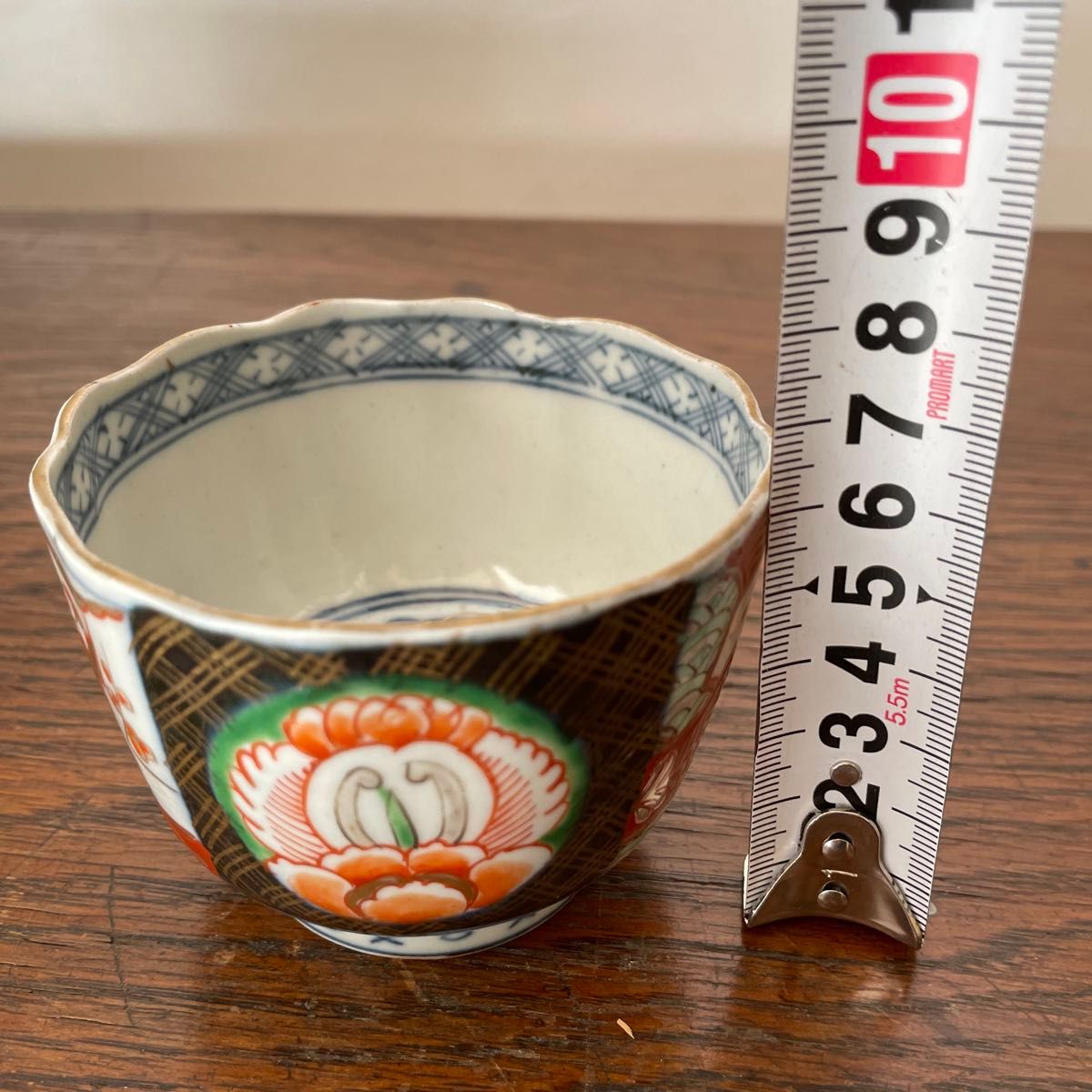 幕末 明治 伊万里焼 色絵染付 湯呑 向付 蕎麦猪口 松竹梅 金彩 染付