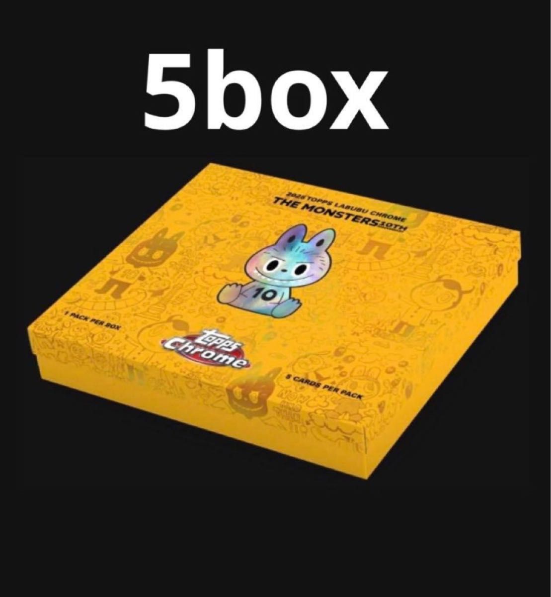 2025 Topps Chrome Labubu ラブブ カード 5BOX 予約商品】2025 Topps