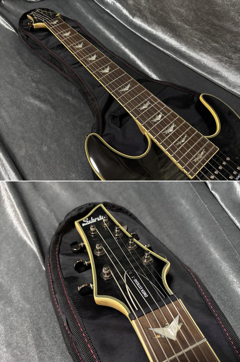 極上美品 Schecter OMEN 7 Extreme 7弦ギター コイルタップ付き