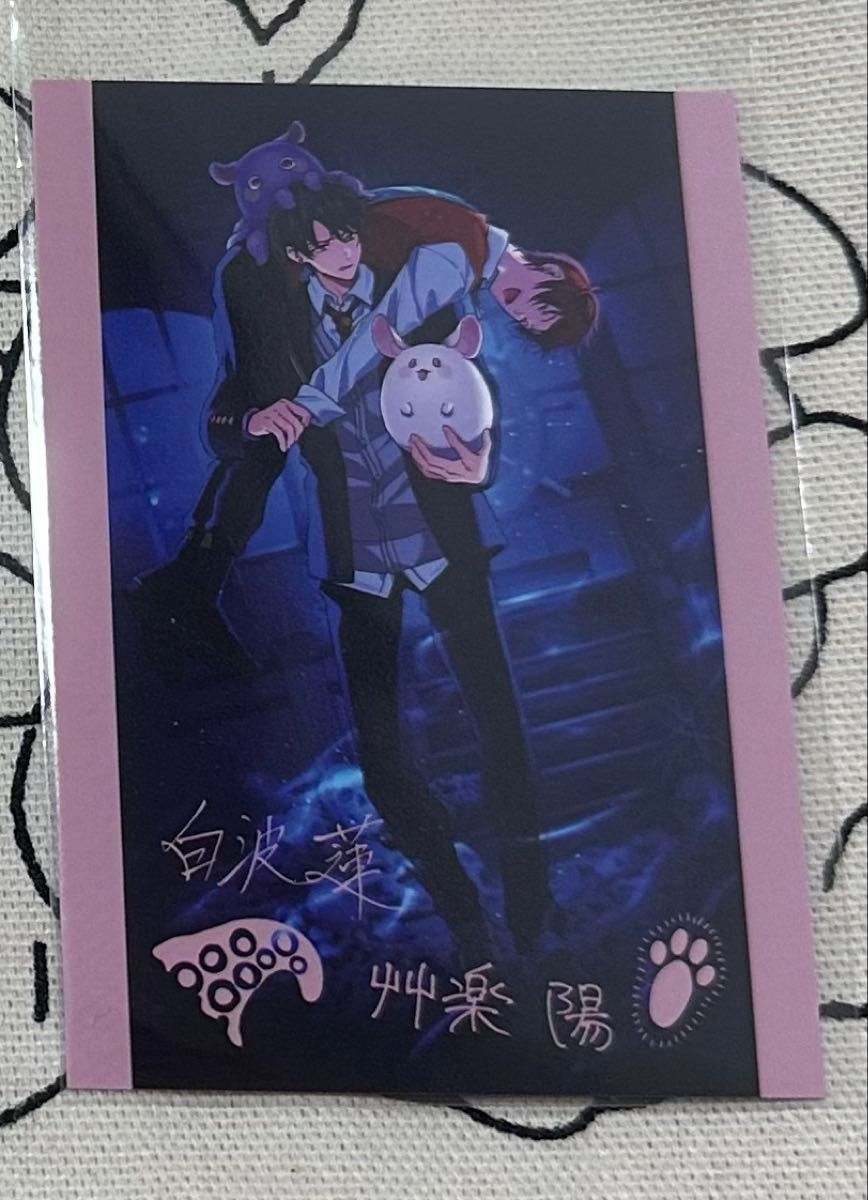 東ディバ 白波蓮 艸楽陽 サイン入り トレカ タコ丸 東京ディバンカー