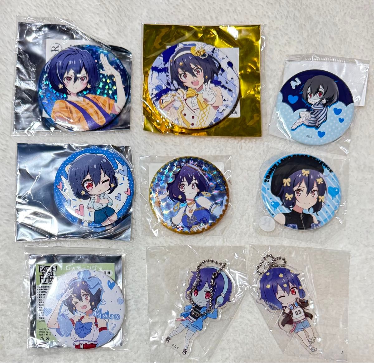 ゾンビランドサガ リベンジ 水野愛 缶バッジセット ゾンビランドサガ