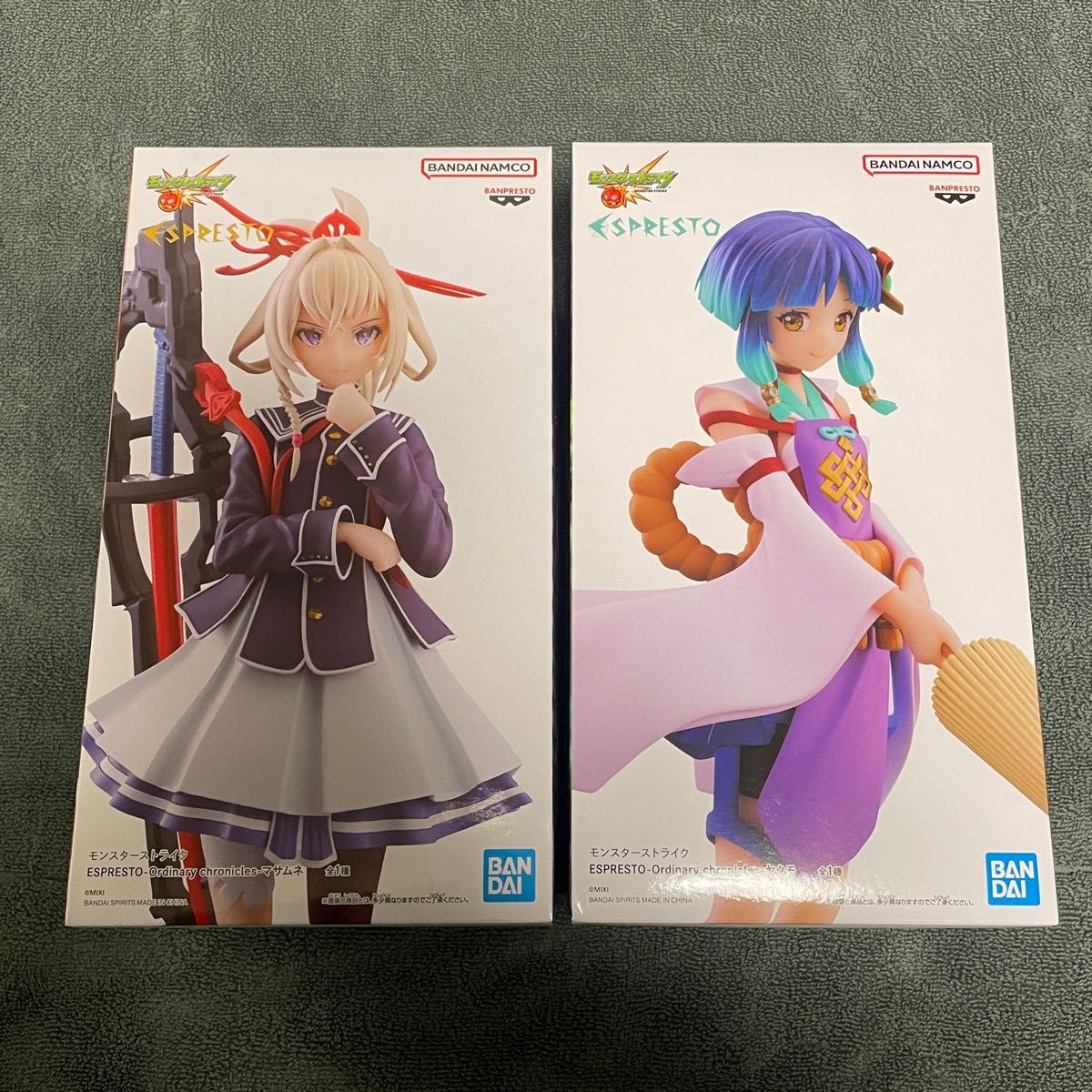 ナムコ限定 モンスト ヤクモ マサムネ 各12体 計24体 マサムネ、ヤクモ