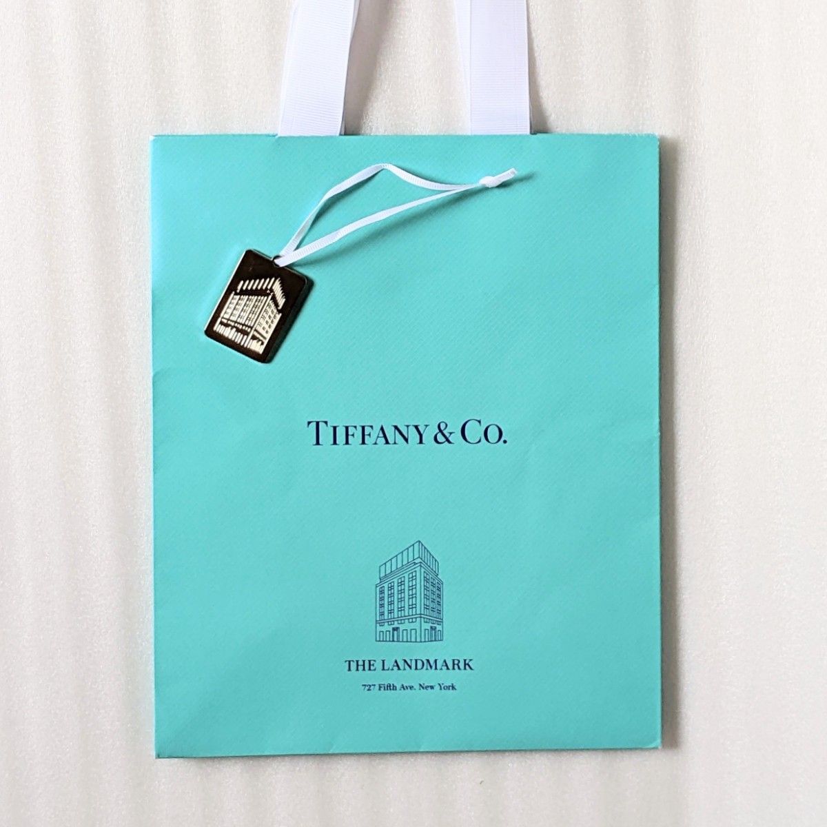 ティファニー ニューヨーク本店限定 チャーム ショッパー 紙袋 TIFFANY