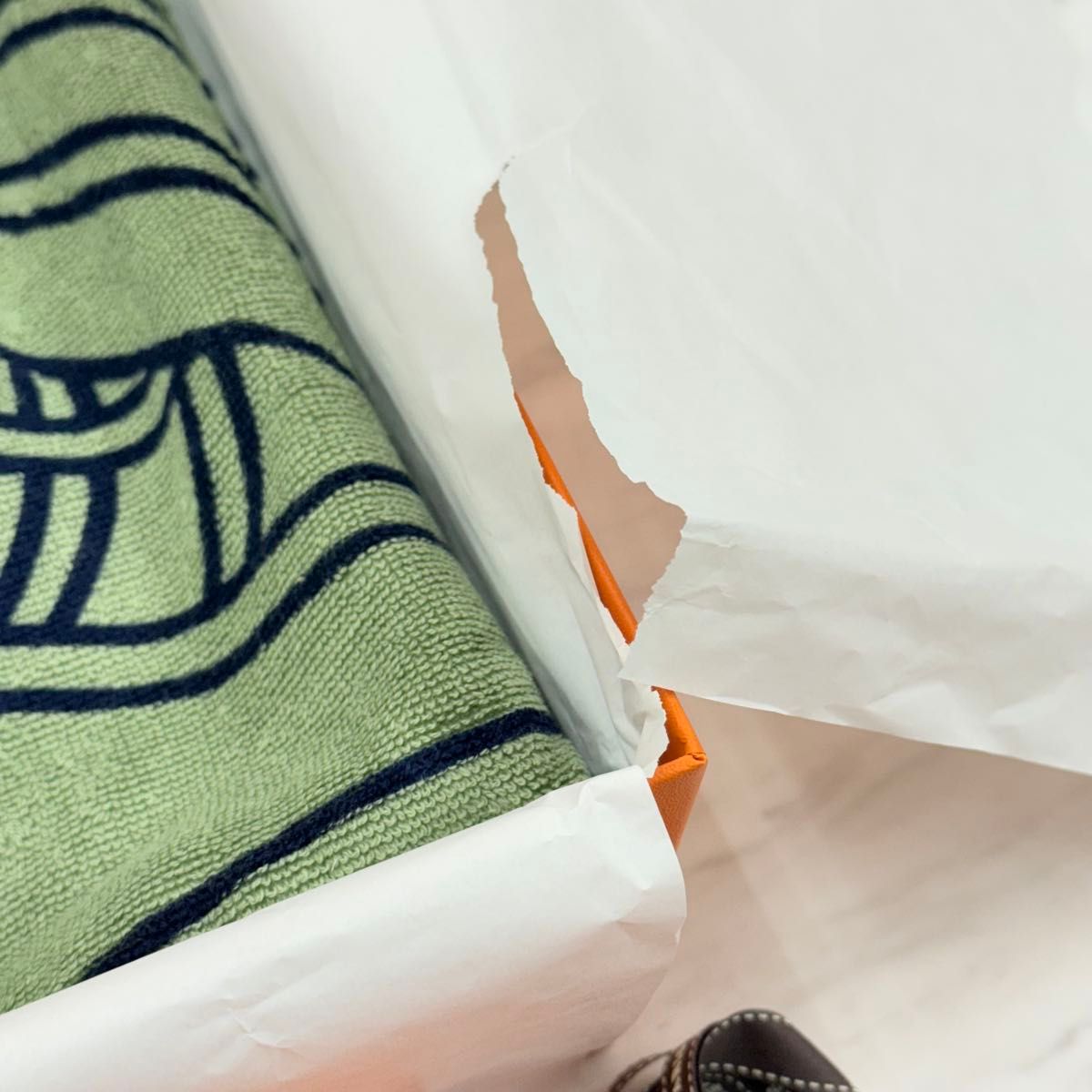 新品未使用 HERMES エルメス 2025年 イヤーズギフト バスタオル｜Yahoo