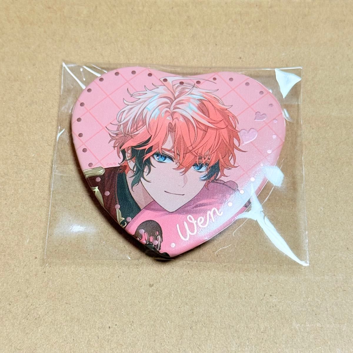 にじさんじ】【赤城ウェン】缶バッジ/ランダムチェキ風カード/特典/海