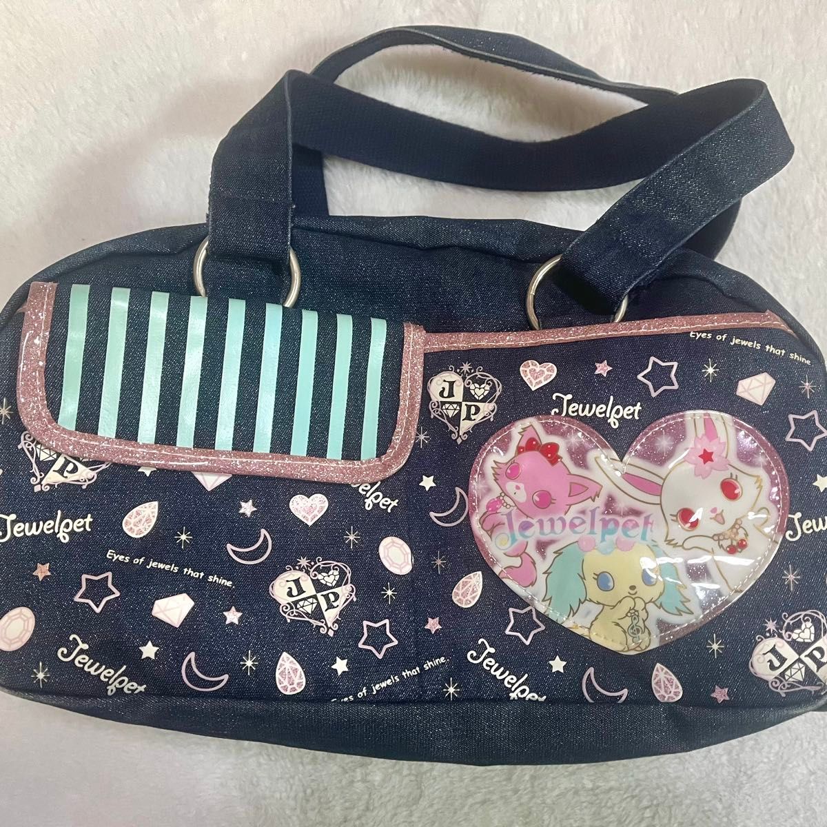 希少品 ジュエルペット バッグ 2way ルビー ガーネット サフィー