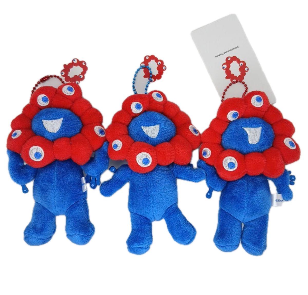 EXPO 万博 ミャクミャク ボールチェーンマスコット A B C 3体セット