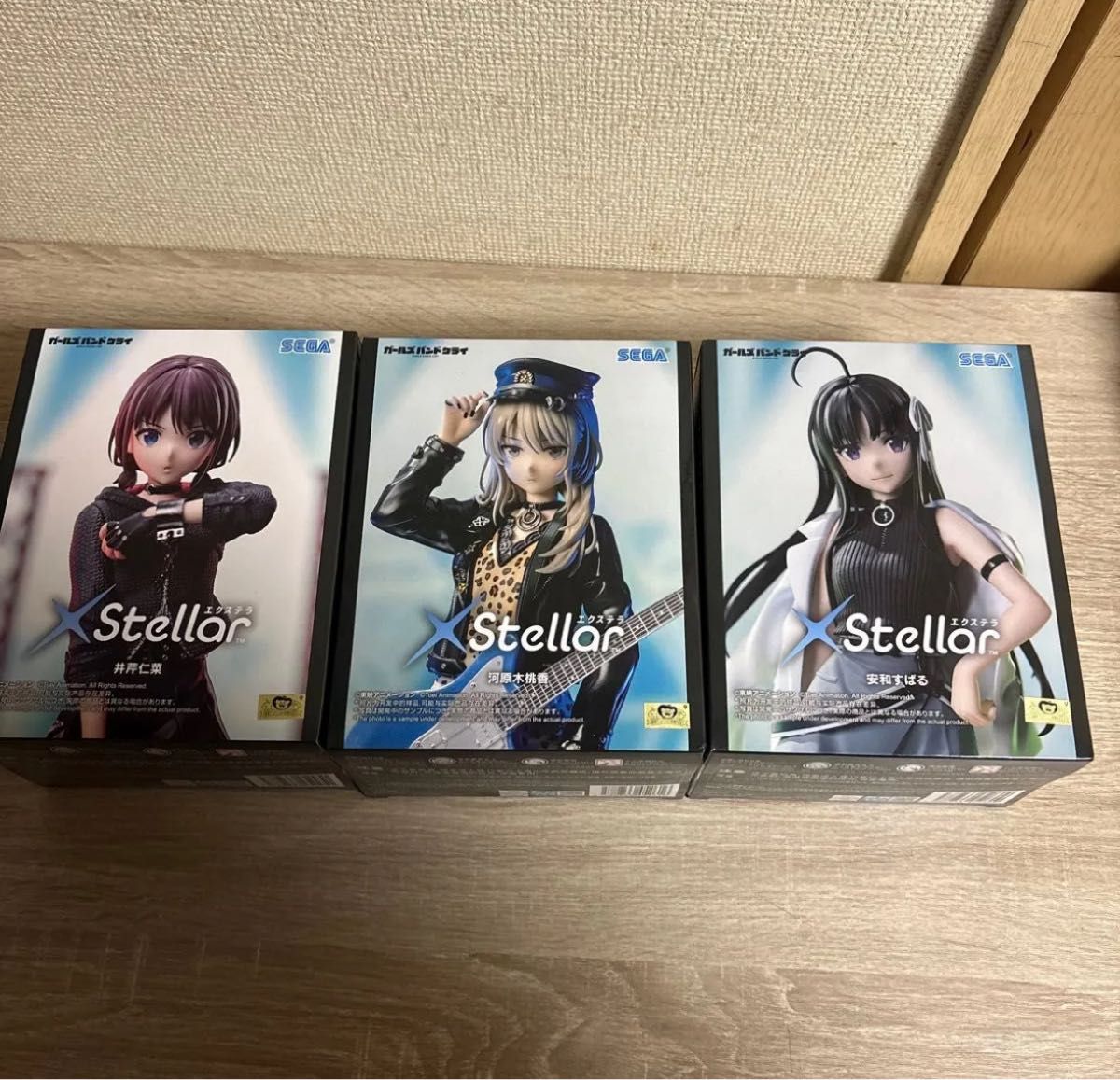 ガールズバンドクライXStellar 井芹仁菜・河原木桃香・安和すばる3種