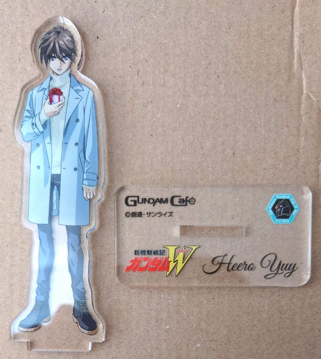 ガンダムW ヒイロ・ユイ アクリルスタンド ガンダムカフェ クリスマス
