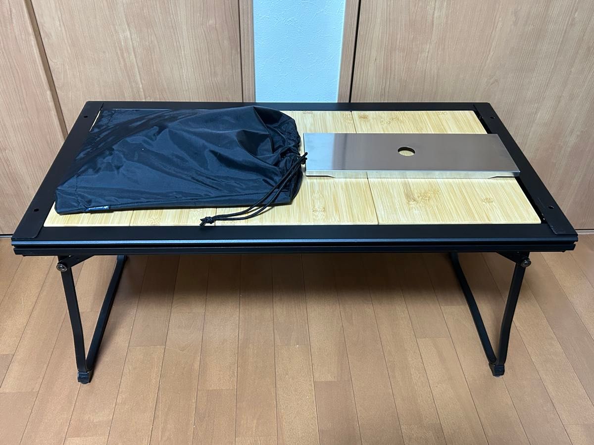 スノーピーク エントリーIGTブラック＋フラットバーナー＋ステンレス