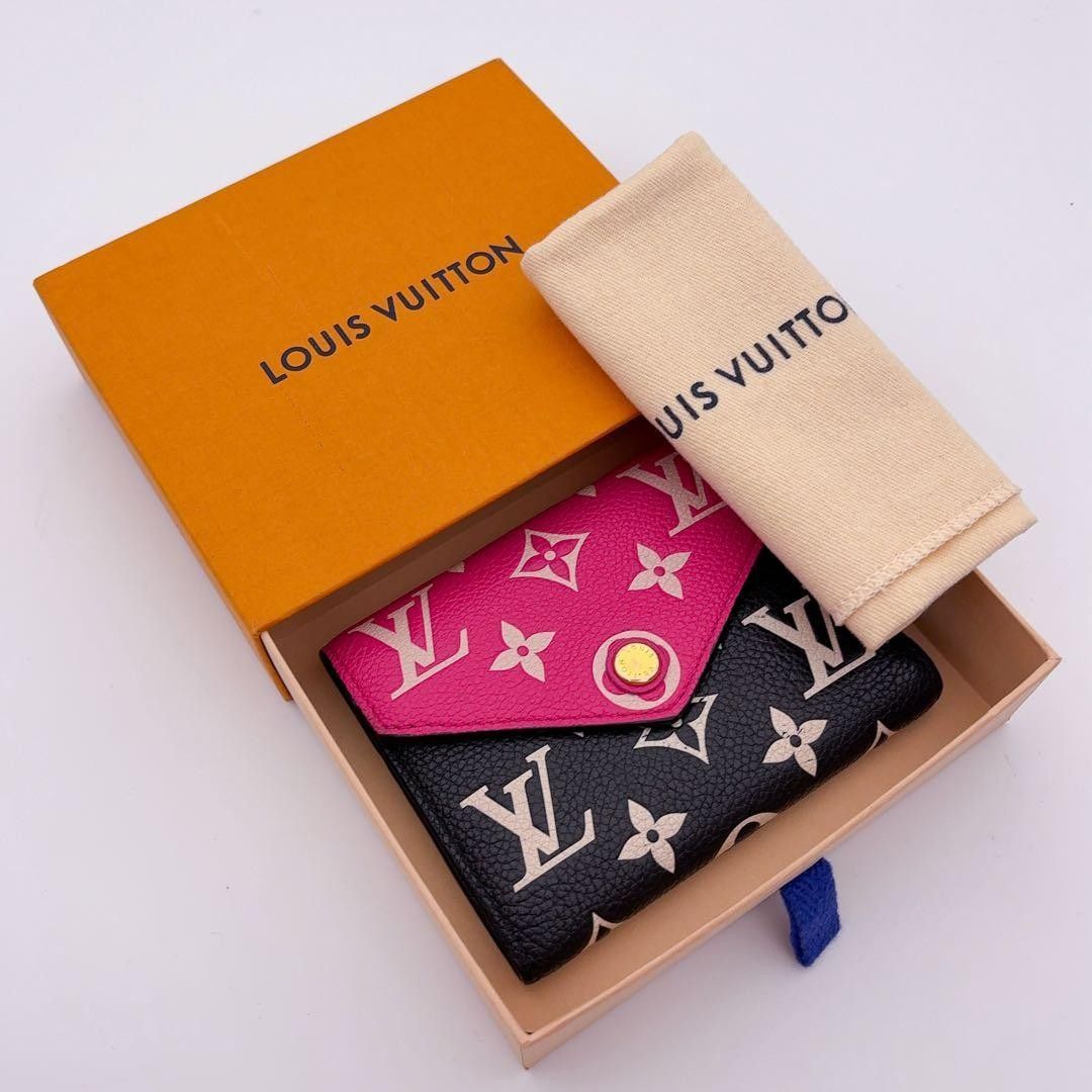 激レア 箱袋付き ルイヴィトン アンプラント ヴィクトリーヌ 三折財布