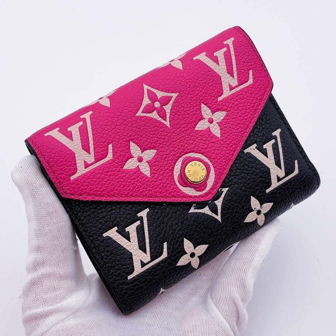激レア 箱袋付き ルイヴィトン アンプラント ヴィクトリーヌ 三折財布
