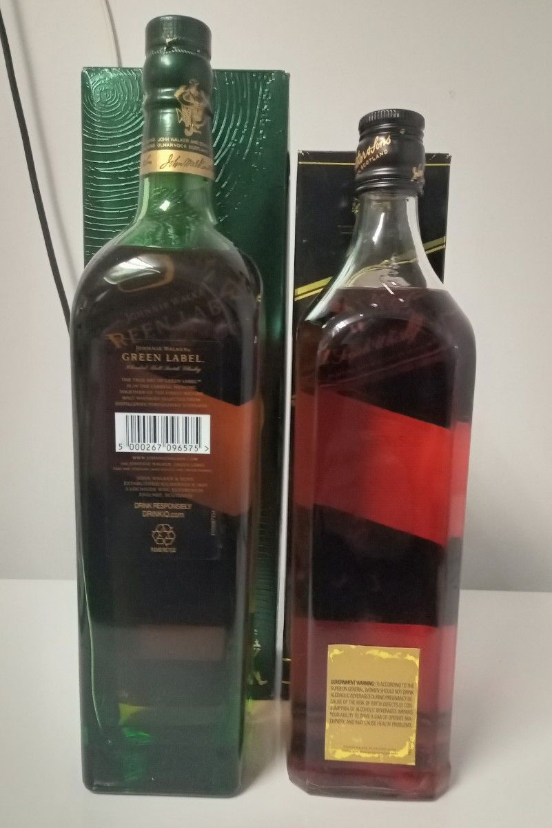 未開栓・古酒】ジョニーウォーカー グリーンラベル 15年 ブラック