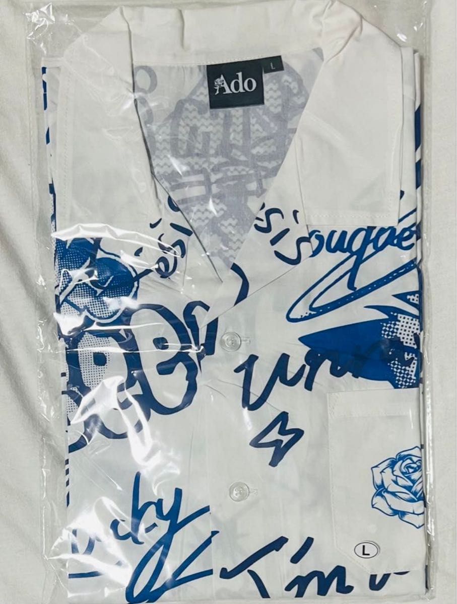 Ado 5th POPUP-STORE オープンカラーシャツ XL Ado 5周年 POP-UP STORE