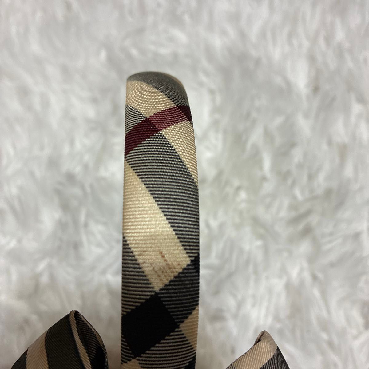 BURBERRY バーバリー チェック柄 リボン カチューシャ｜Yahoo!フリマ