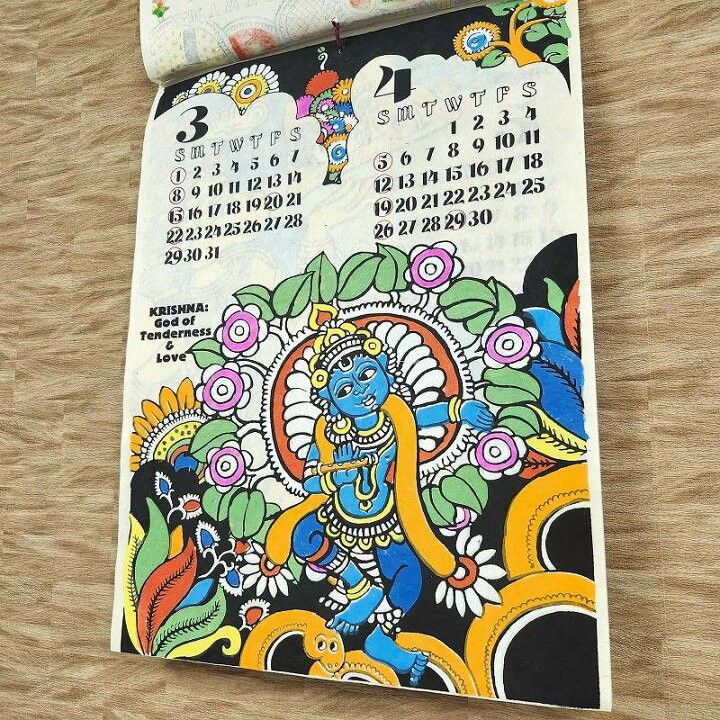 カレンダー2026】象ゾウ 大型アジアン壁掛けガネーシャ年間一枚