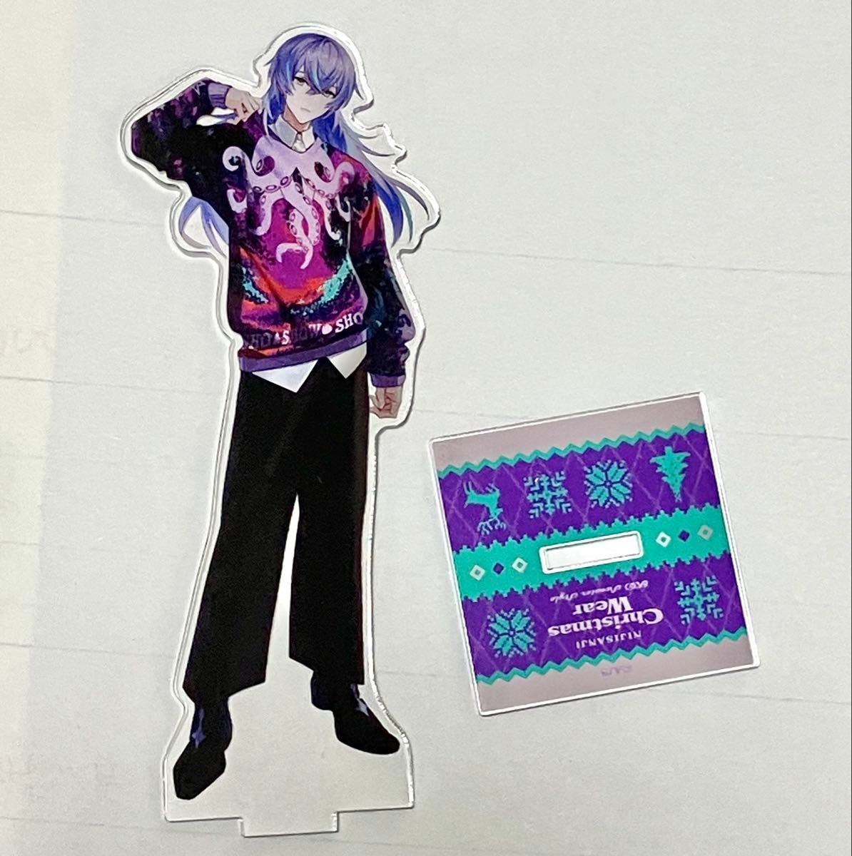 星導ショウ アクリルスタンド 缶バッジ にじさんじ Christmas Wear KD