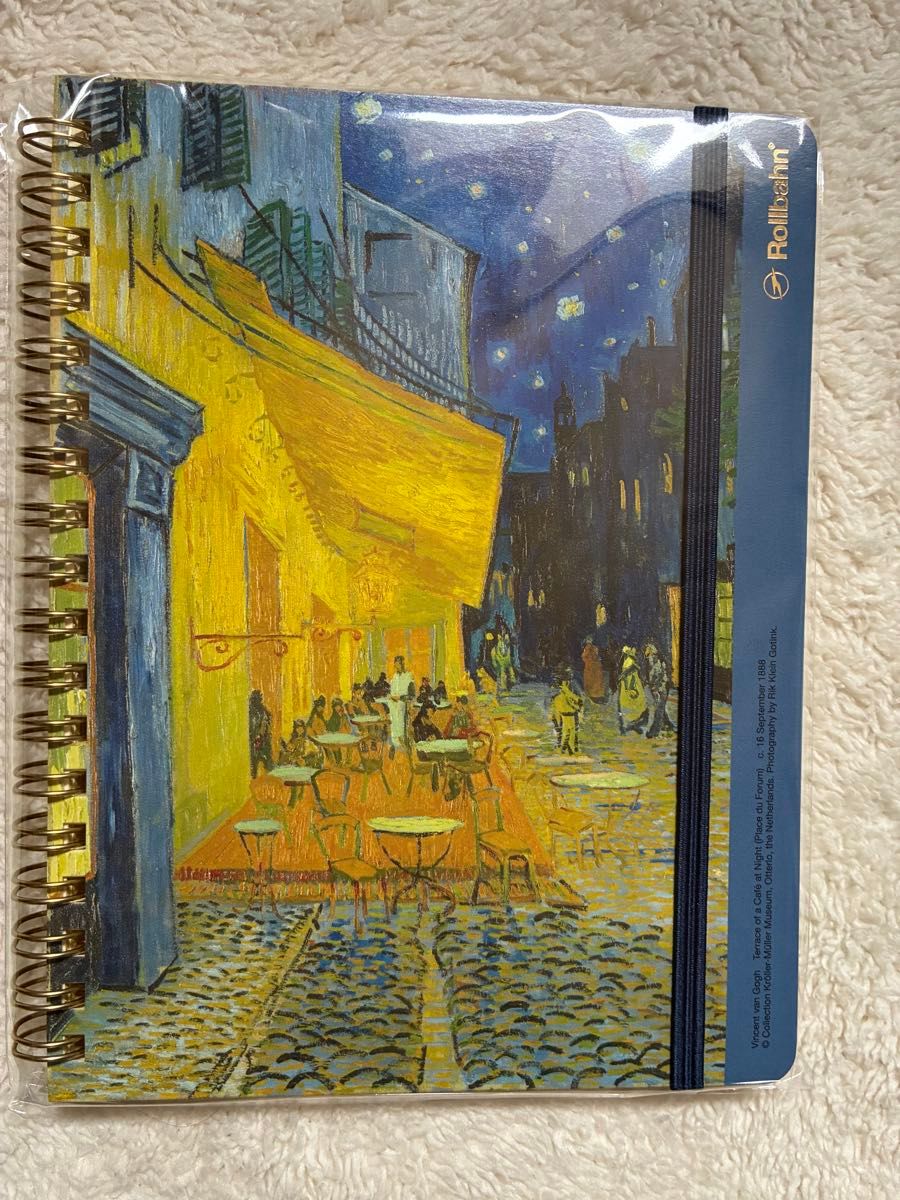 DELFONICS】ロルバーン Rollbahn 大ゴッホ展ポケット付メモ L 新品