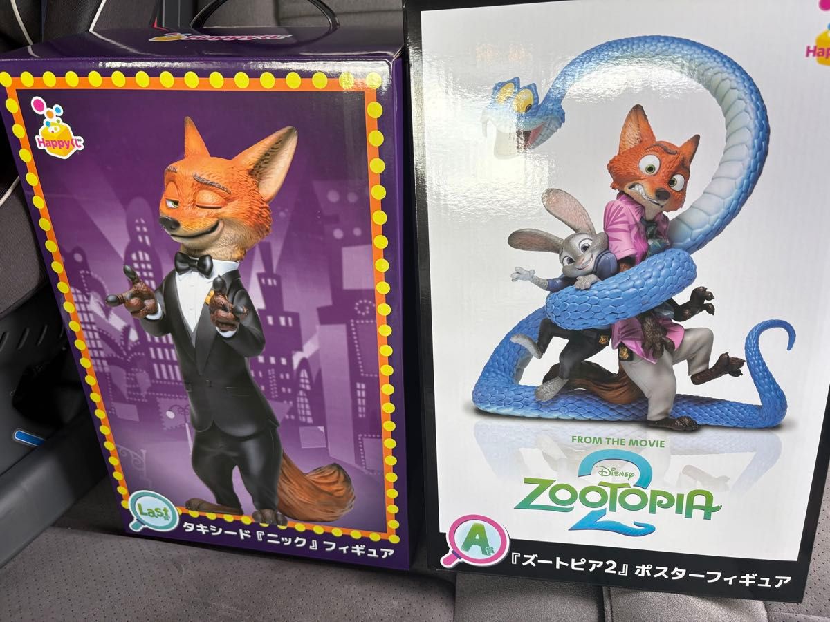 ズートピア 2 ハッピーくじ ラストワン A賞 ポスターフィギュア｜Yahoo