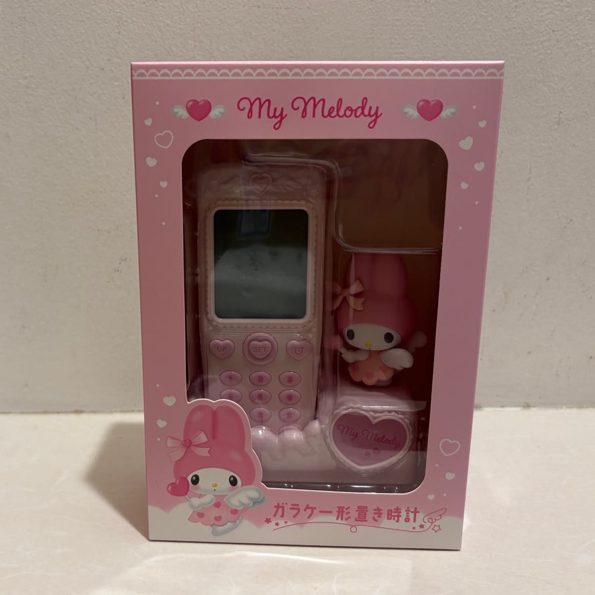 サンリオ ガラケー形置き時計 ガラケー型置き時計 マイメロディ