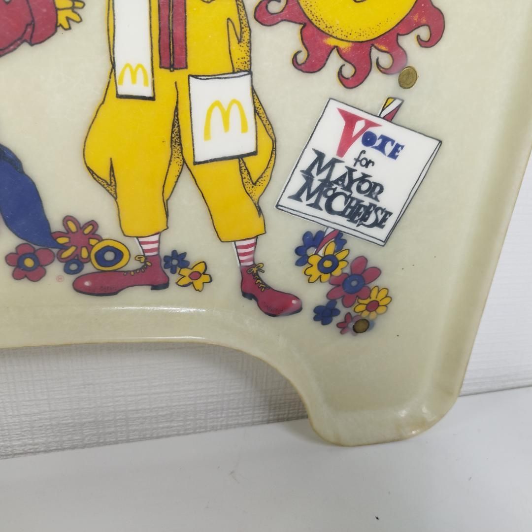 マクドナルド チェア トレイ 美品 ビンテージ マックチーズ ハッピー