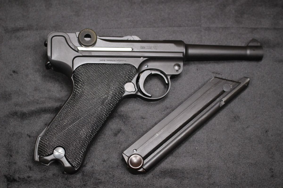 タナカワークス LUGER ルガー P08 HW 4インチ マグナブローバック ガス