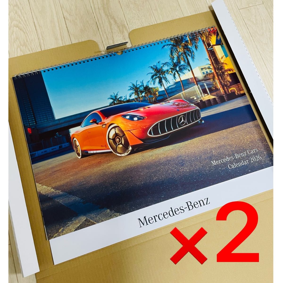 ベンツ 壁掛けカレンダー 4個 【 店名なし 】2026 最新 メルセデス