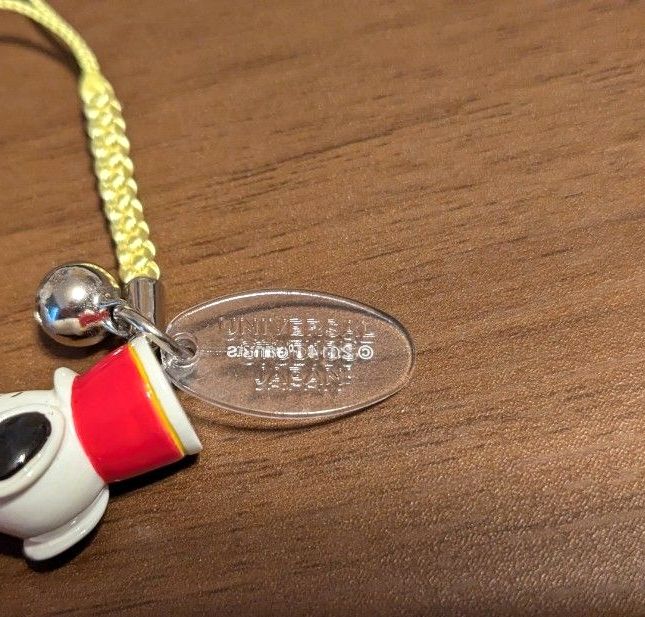 激レア】美品 2014年製 USJ限定 スヌーピー 兵隊 鈴 根付 ストラップ