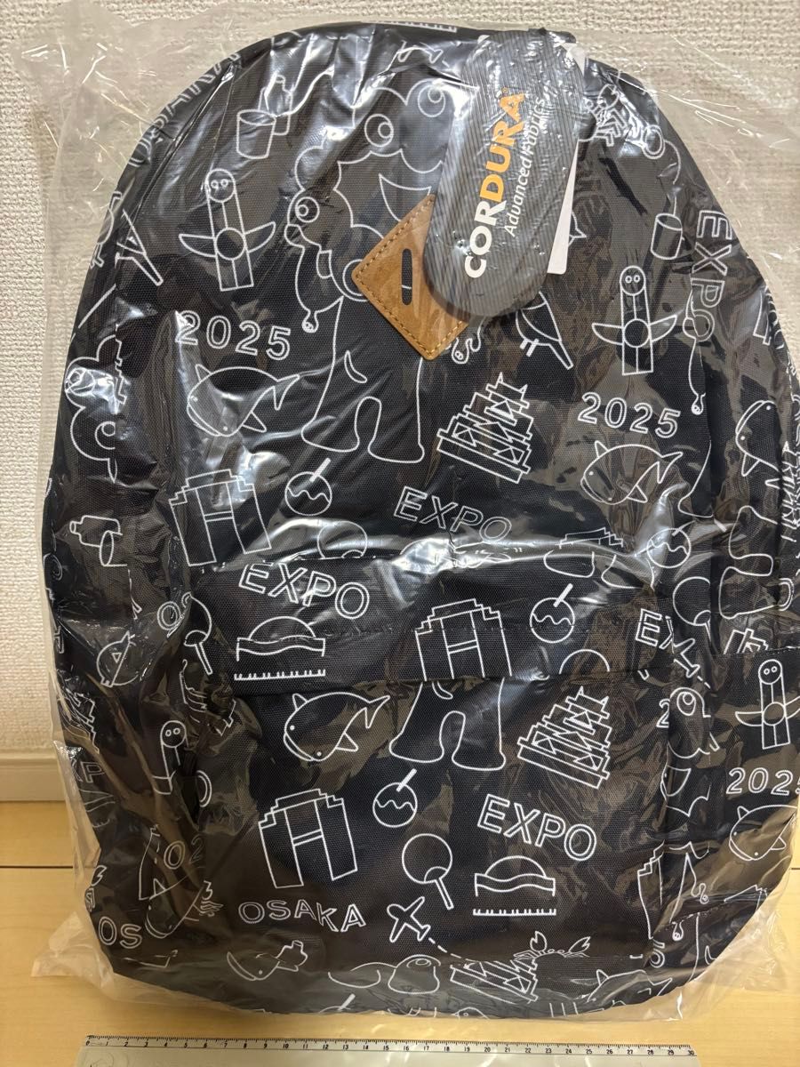 万博 ミャクミャク リュック 黒 総柄 CORDURA｜Yahoo!フリマ（旧PayPay