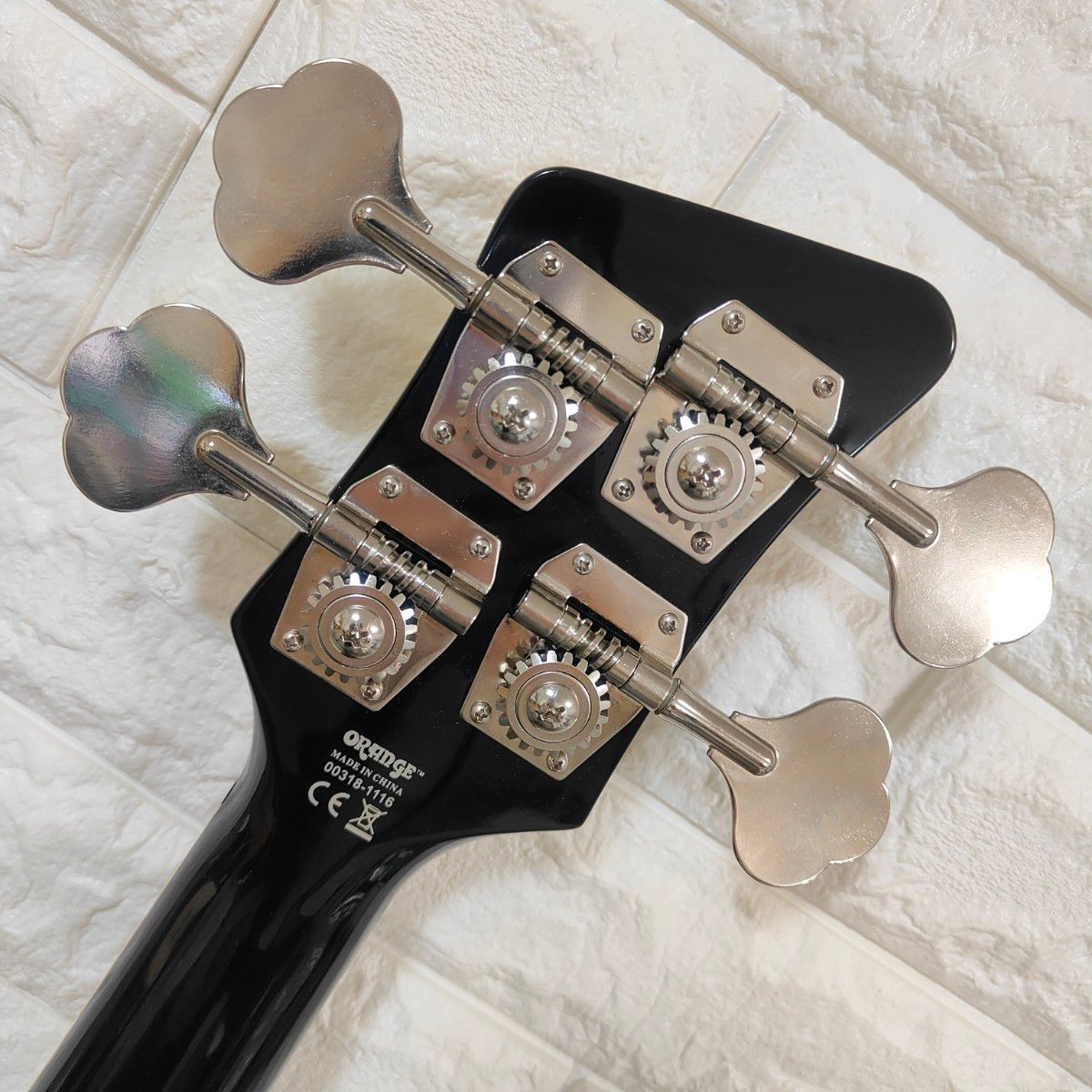 美品】 orange 希少 プレシジョンベース ピックガード 専用ケース付き