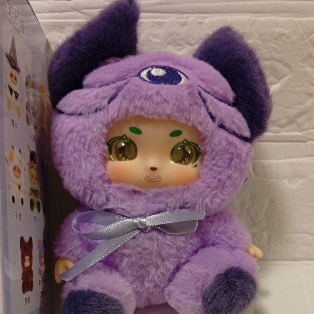 ぬいぐるみ Night Roles キーホルダー パープル 紫 ぬいぐるみ