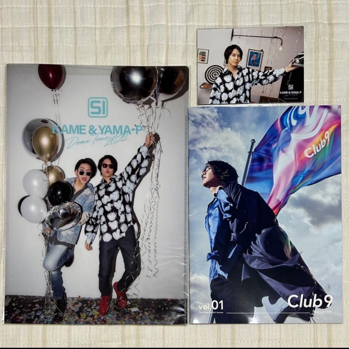 亀と山P 亀梨和也 山下智久 クリアファイル 公式写真 フォトセット